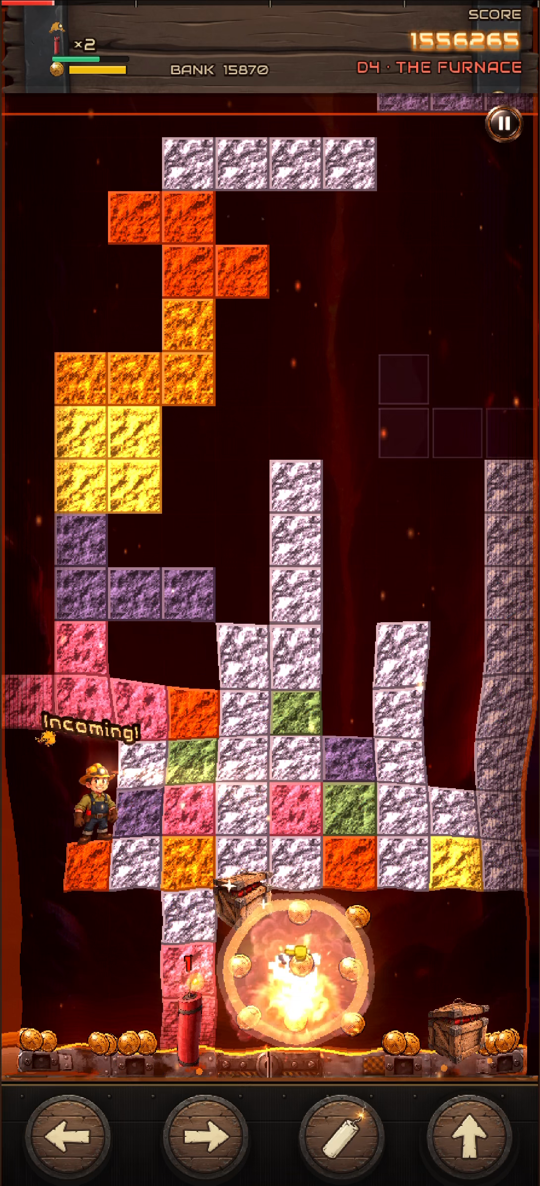The stick goes off — that tower won't be standing long.